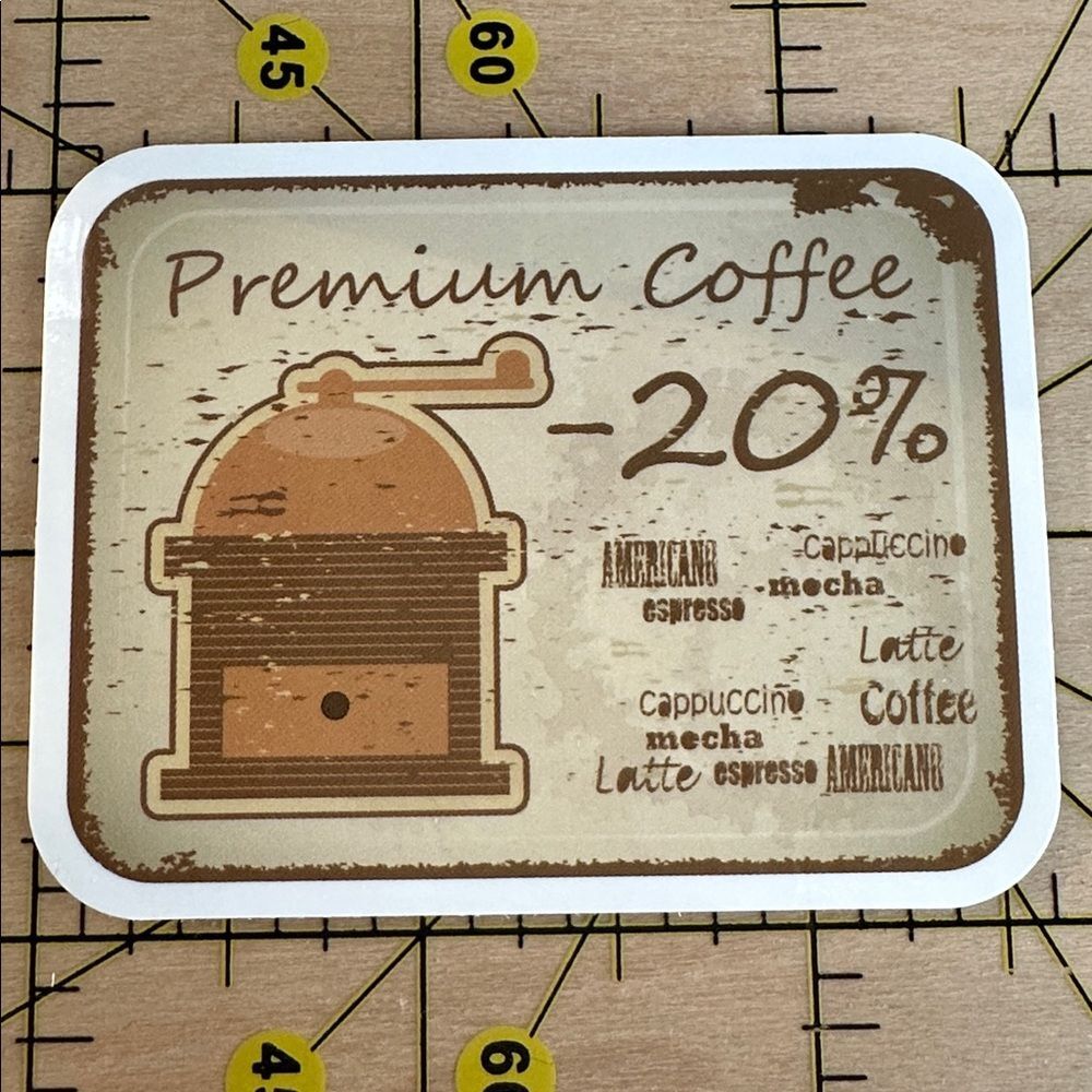 💜13/$13 +Bundle Sticker Sale| Coffee Latte espresso Starbucks Waterproof Sticker